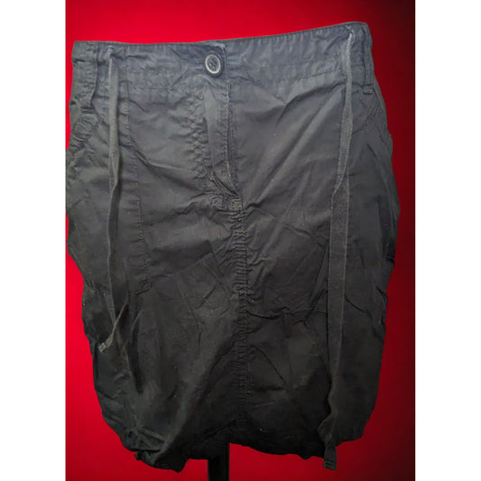 New York & Company Black Cargo Skirt