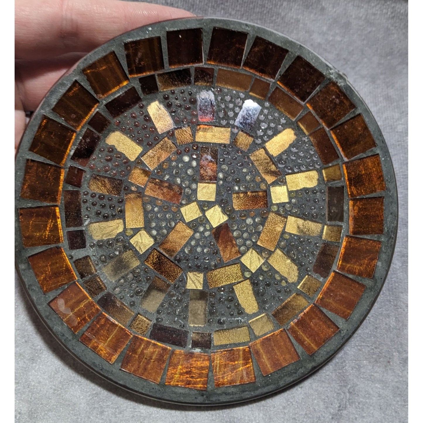 Glass Mosaic Trinket Dish