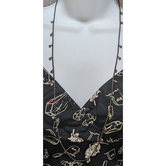 American Eagle Outfitters Rainbow Gem Charm Necklace