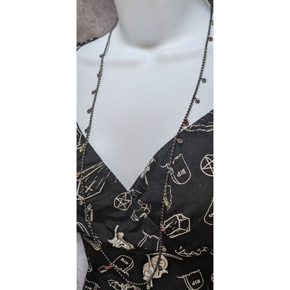 American Eagle Outfitters Rainbow Gem Charm Necklace