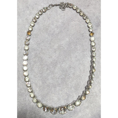 Vintage Monet Sparkling Crystal Necklace