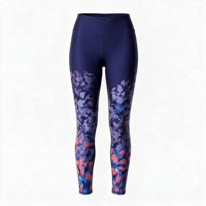 Champion Purple Floral Print Athletic Leggings