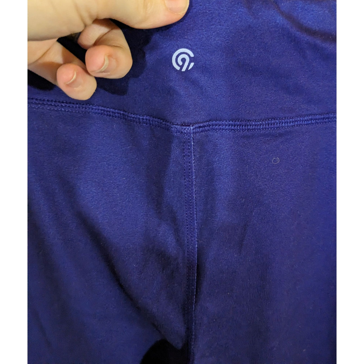 Champion Purple Floral Print Athletic Leggings