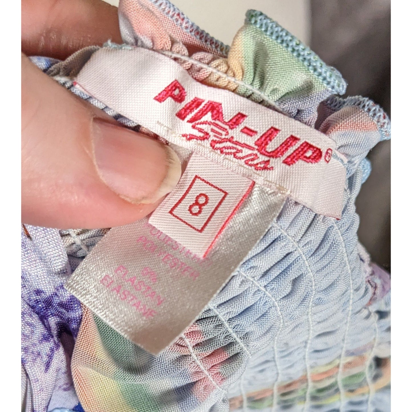 Pin-Up Stars Hot Air Balloon Top With Light Shimmer Fabric