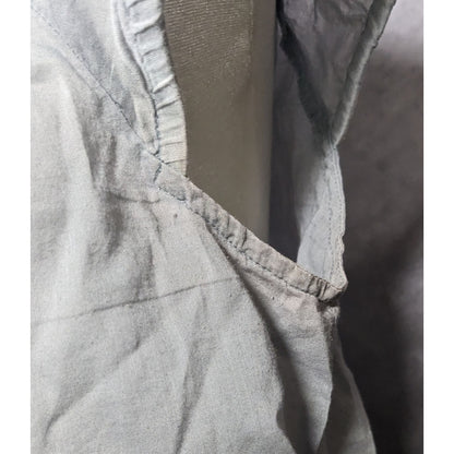 Loft Peasant Top Light Grey With White Embroidery Size Medium