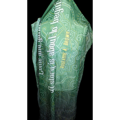 Whimsical Faryloot Exslusive A Song of Wraiths and Ruin Fairyloot Exclusive ASOWAR Scarf Roseanne A Brow