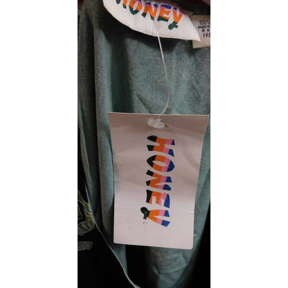 Honey Brand Green And Black Floral Dress