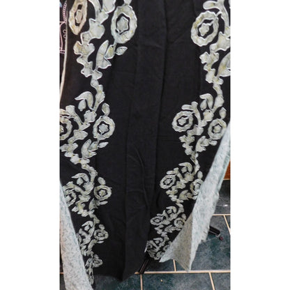 Honey Brand Green And Black Floral Dress