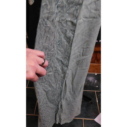 Honey Brand Green And Black Floral Dress