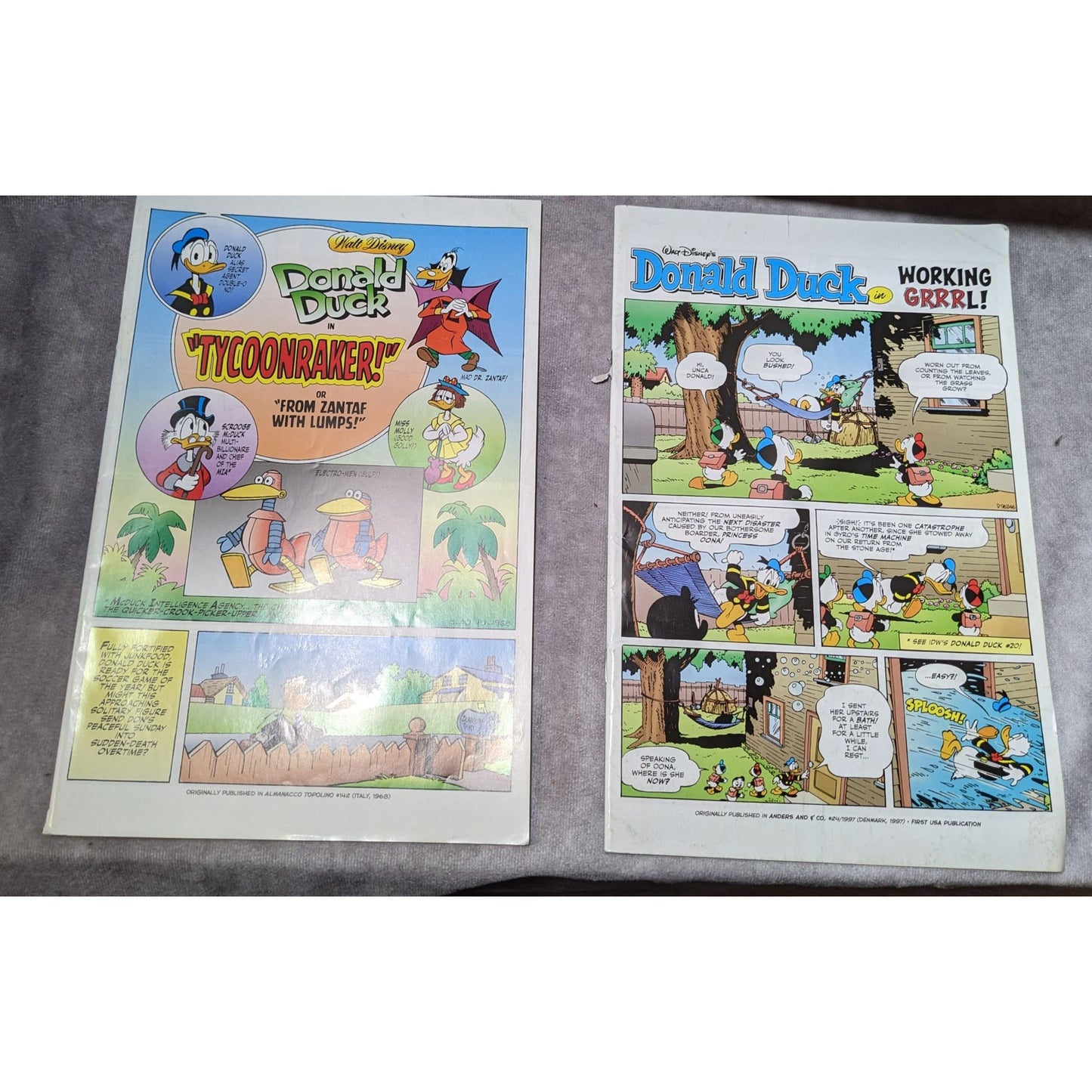 Disney Donald Duck Coverless Comic Book Bundle