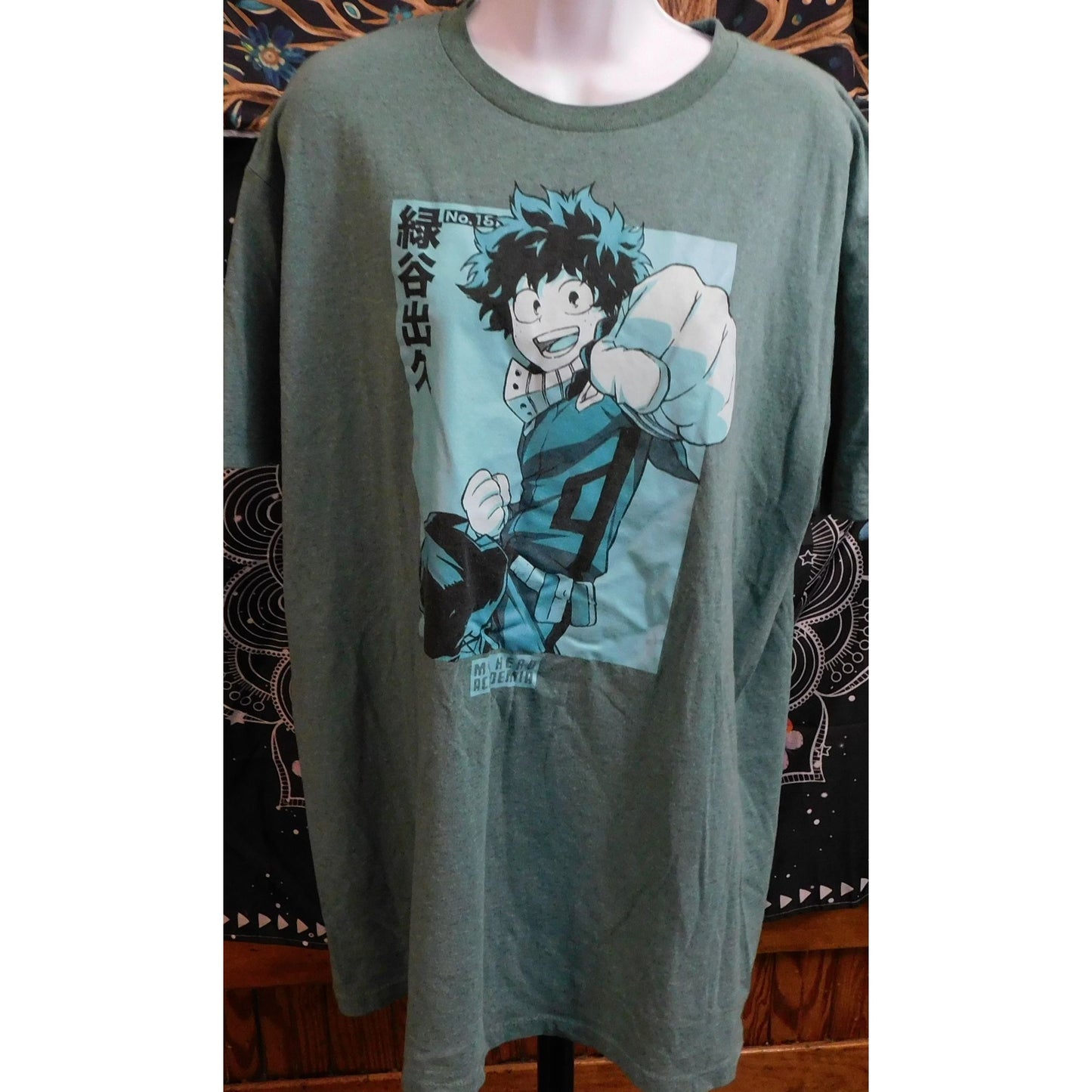 My Hero Acedemia Deku Anime Print  Shirt