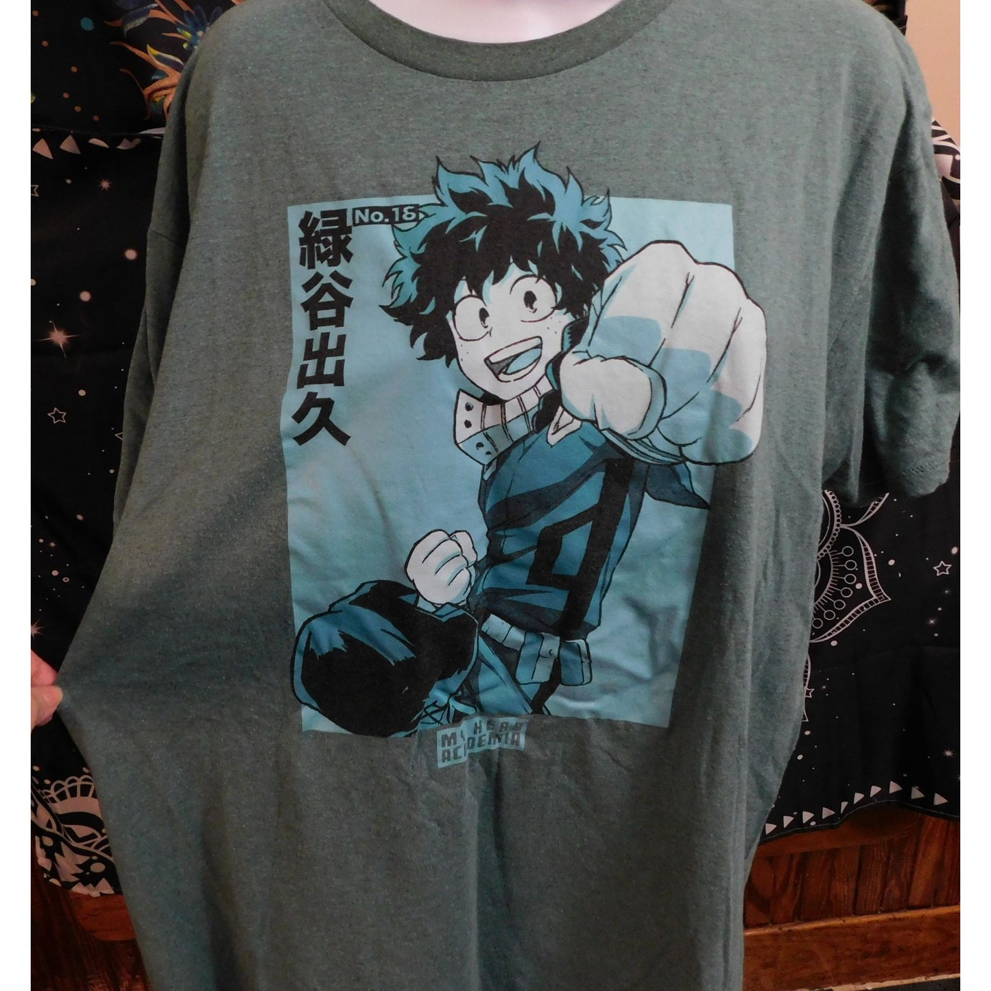 My Hero Acedemia Deku Anime Print  Shirt
