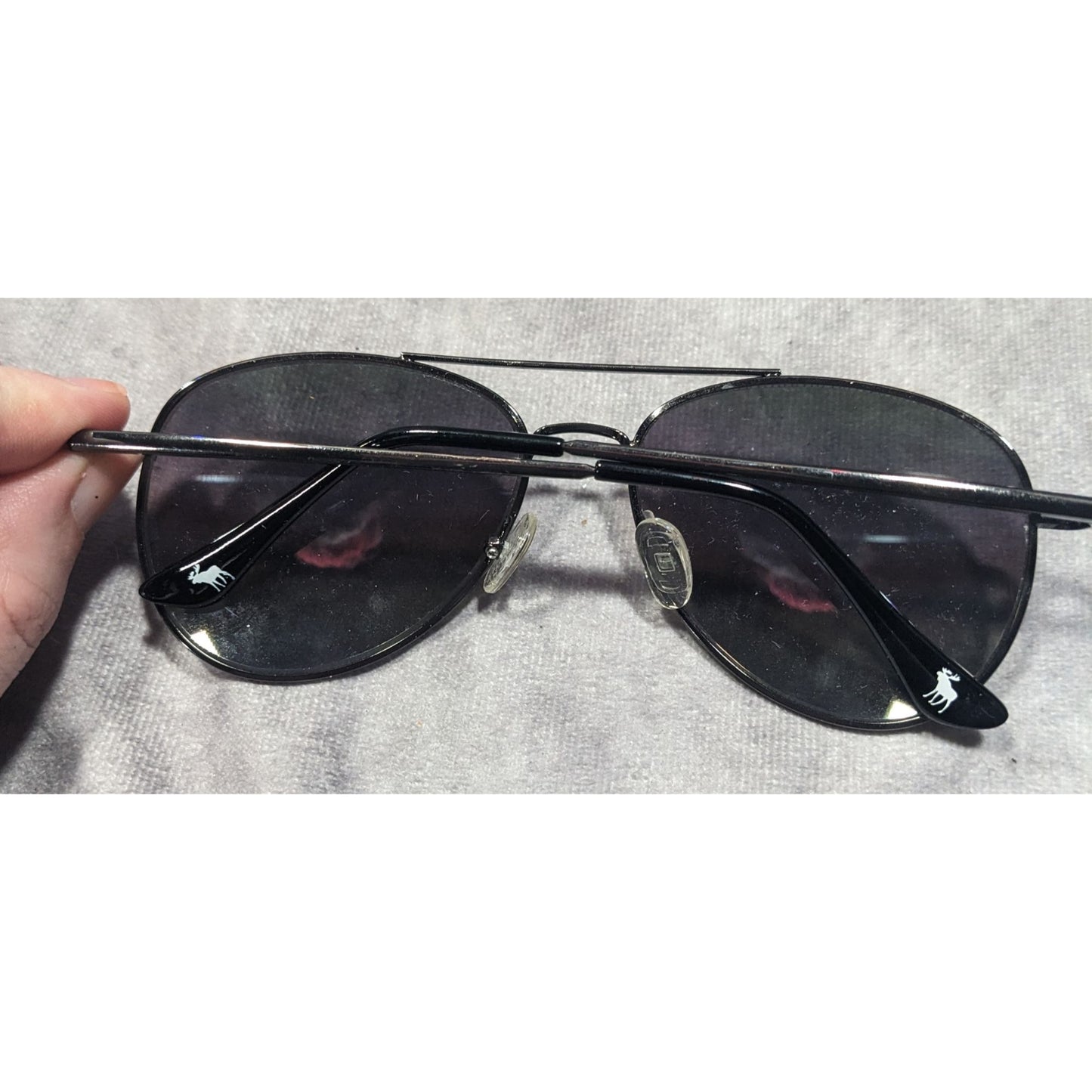 Preppy Abercrombie Aviator Sunglasses With Rainbow Mirror Finish Lenses