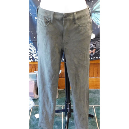 Tokyo Darling Grey Faux Suede High Waisted Jeggings