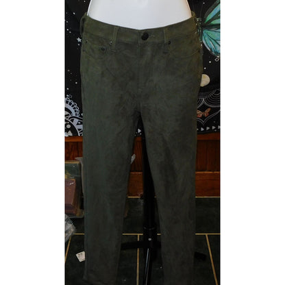 Tokyo Darling Grey Faux Suede High Waisted Jeggings