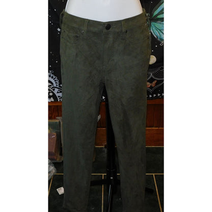 Tokyo Darling Grey Faux Suede High Waisted Jeggings