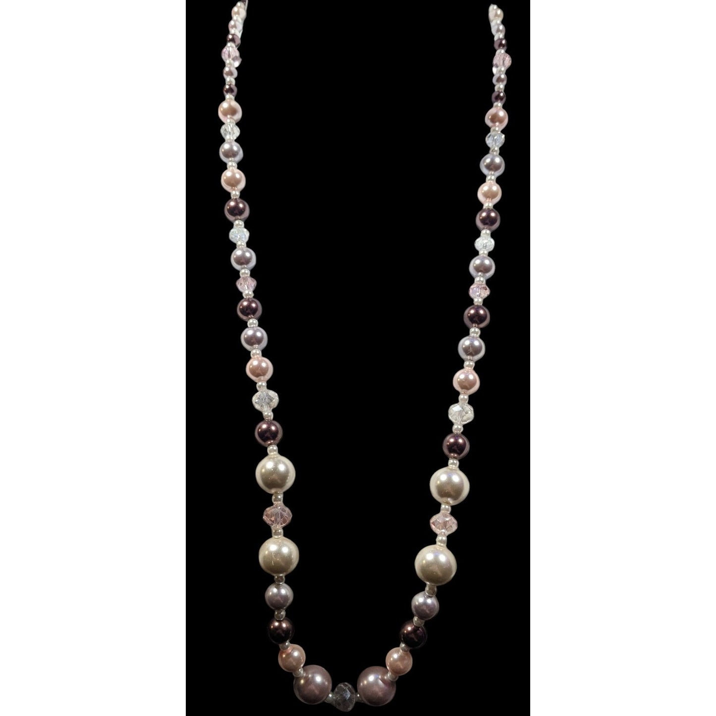 Handmade Elegant Coquette Faux Pearl And Glass Beaded Necklaces
