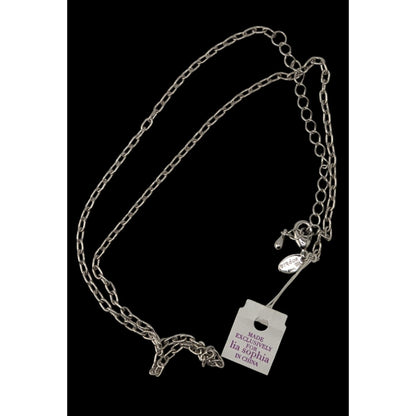 Lia Sophia Silver Chain Necklace Classic Casual Jewelry Minimalist Everyday Accessory