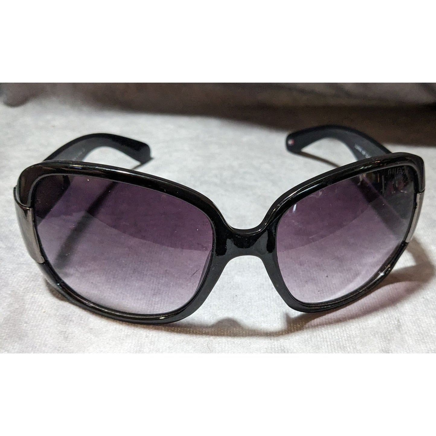 Vintage Black And Silver Tommy Hilfiger Sunglasses