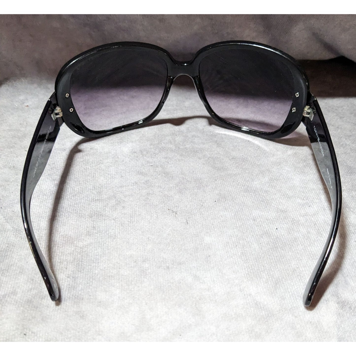 Vintage Black And Silver Tommy Hilfiger Sunglasses