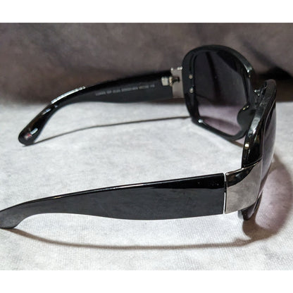 Vintage Black And Silver Tommy Hilfiger Sunglasses