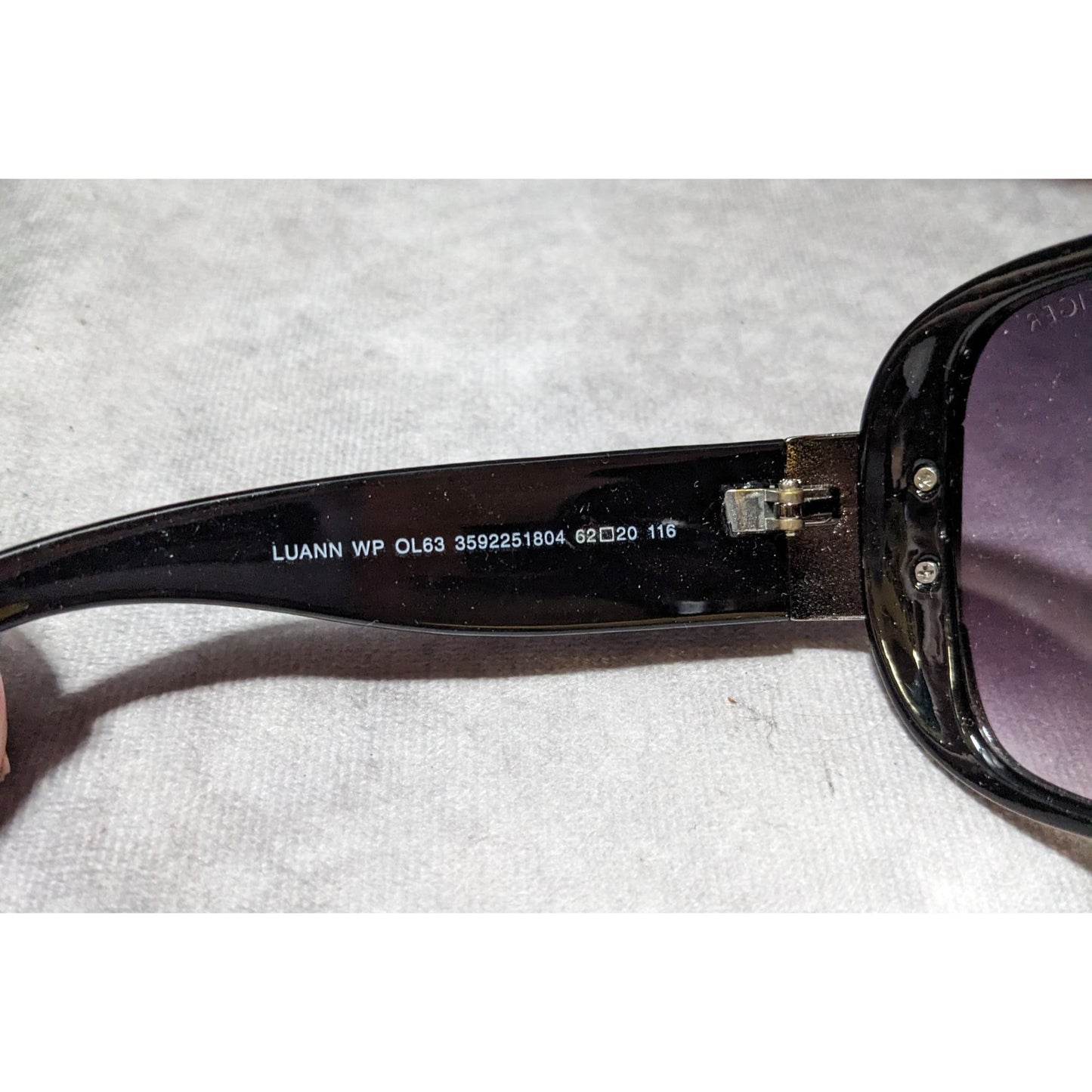 Vintage Black And Silver Tommy Hilfiger Sunglasses