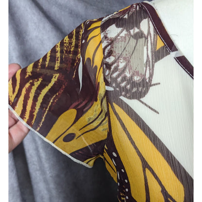 Vintage Royal Chicks Bohemian Butterfly Semi Sheer Top Size Medium