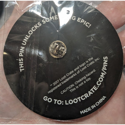 Geekcore Retro Tech Loot Crate April 2017 Investigate Cassette Lapel Pin