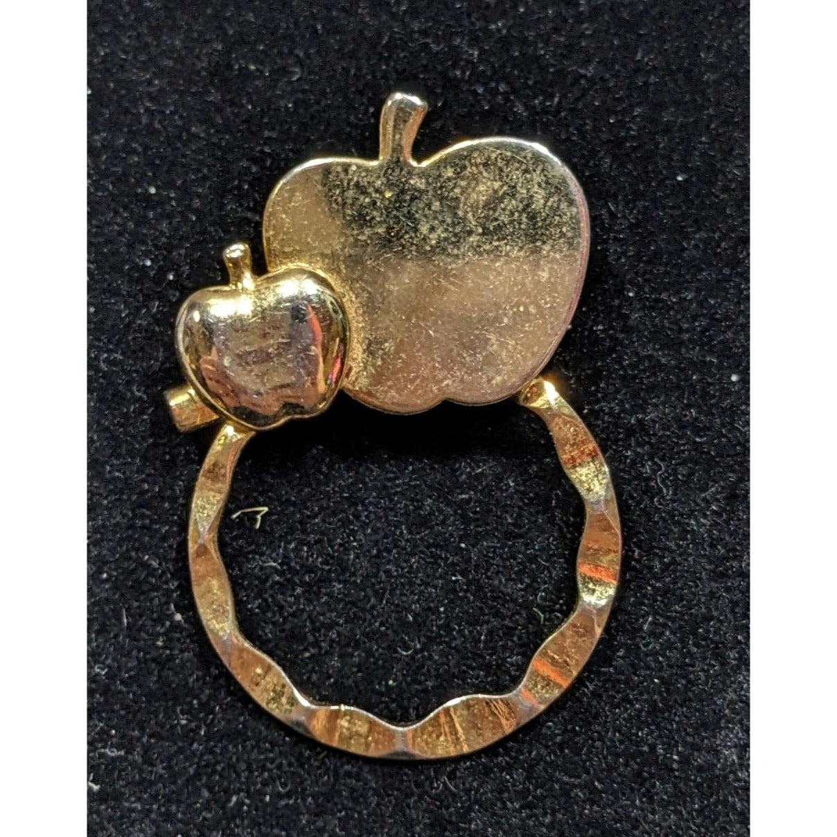 Detti Originals Teacher Apple Gold Tone Brooch