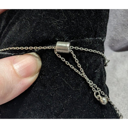 Glam Vintage Premier Designs Crystal Teardrop Silver Tone Adjustable Bracelet