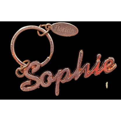 Sophie Rose Gold Tone Keychain With Florida Charm
