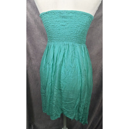 Sexy Folies France Ruched Top Turquoise Tube Dress