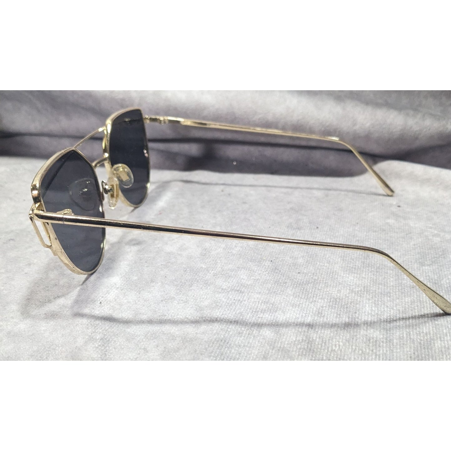 Sojos Abstract Aviator Gold Tone Rimmed Sunglasses