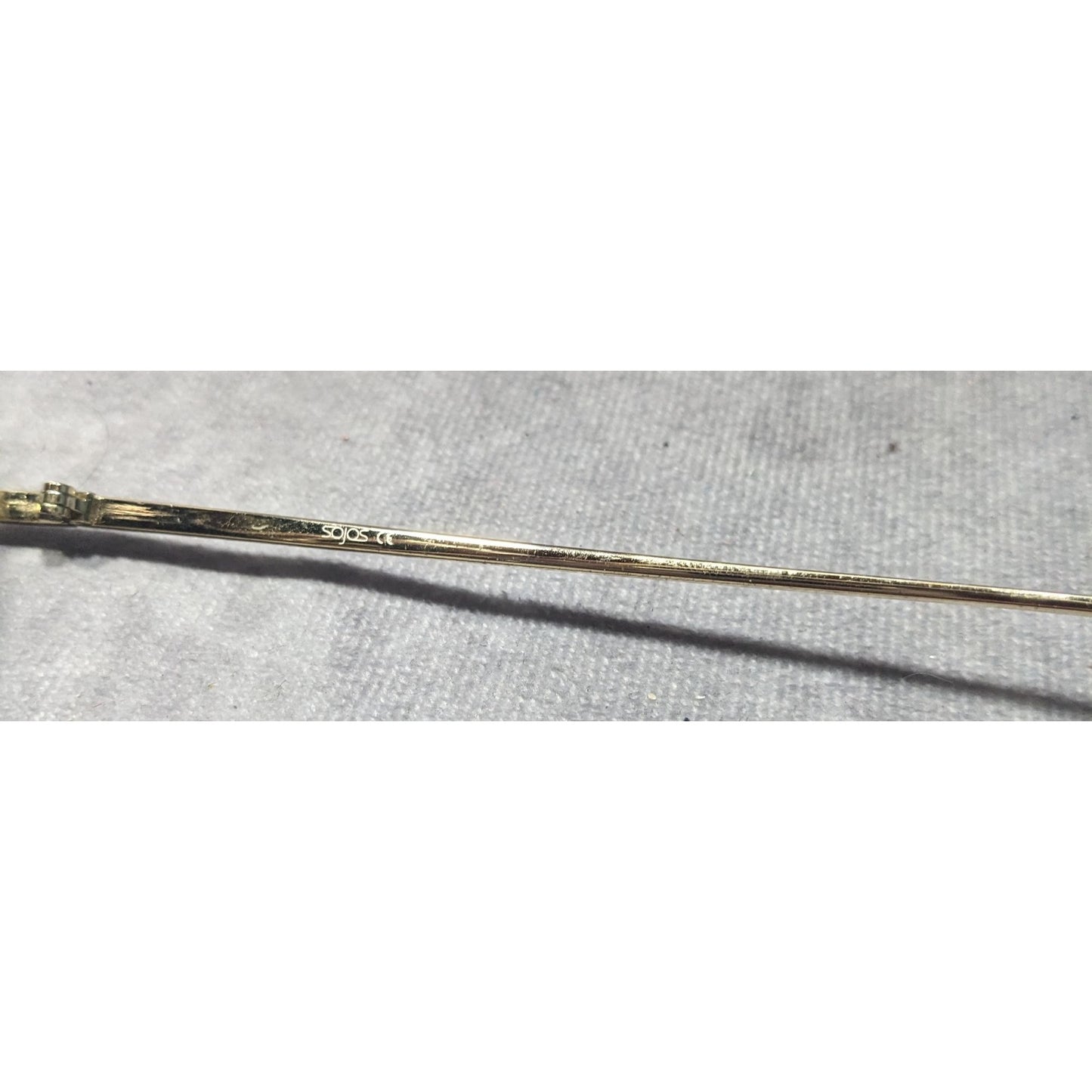 Sojos Abstract Aviator Gold Tone Rimmed Sunglasses