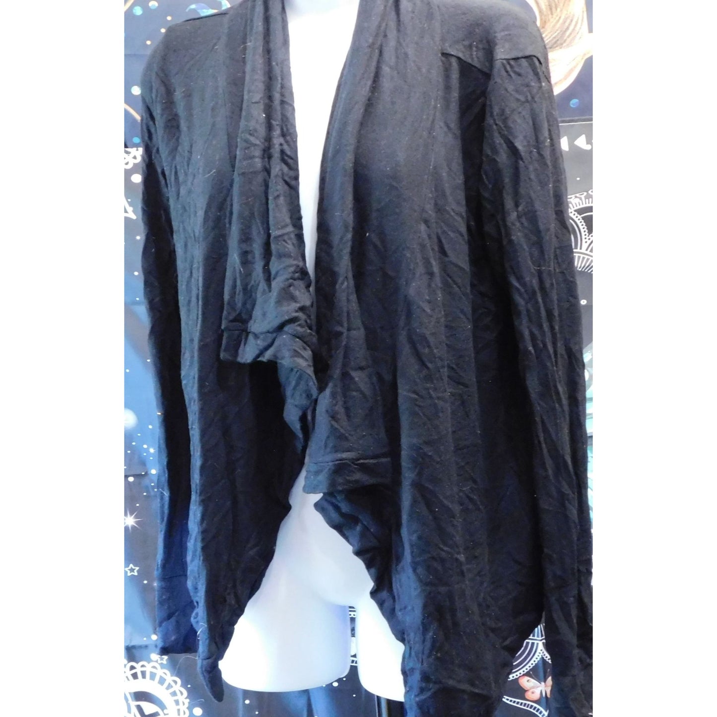 Rubbish Brand Gothic Black Flyaway Cardigan