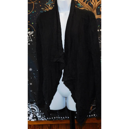 Rubbish Brand Gothic Black Flyaway Cardigan