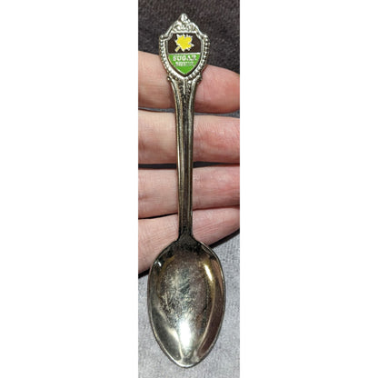 Vintage Travel Souvenir Silver Tone Sugar Mountain Spoon 4 1/2 Inch