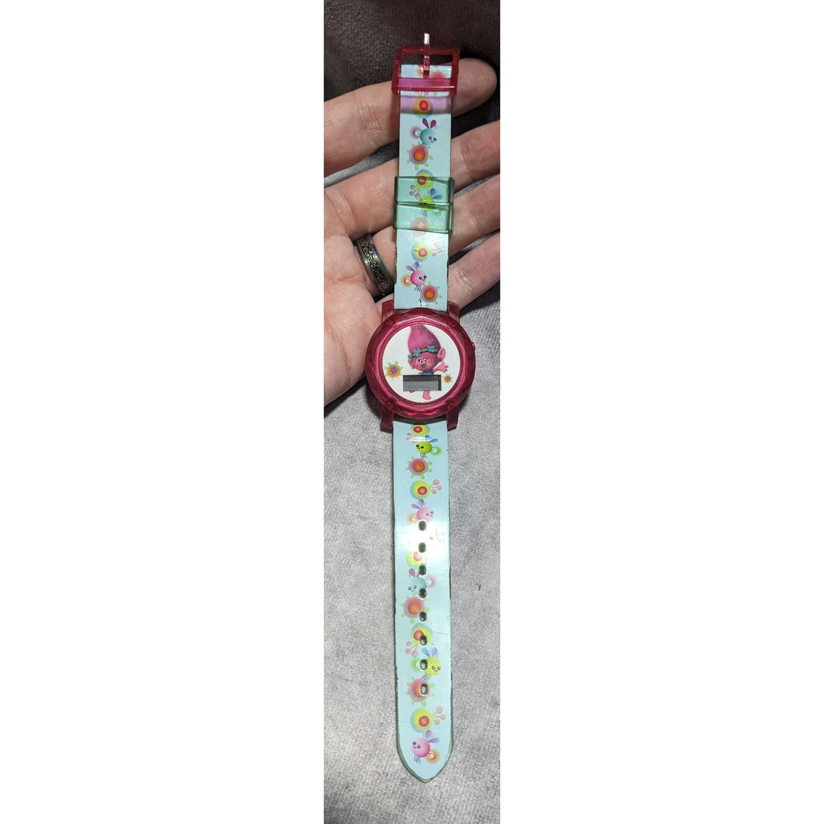 Kidcore Y2K Trolls Poppy DreamWorks Digital Watch Not Working