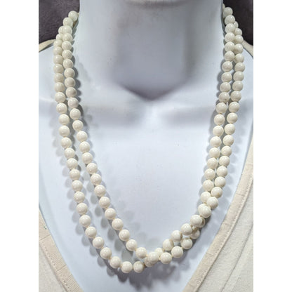 Vintage Japanese Double Strand Beaded Necklace