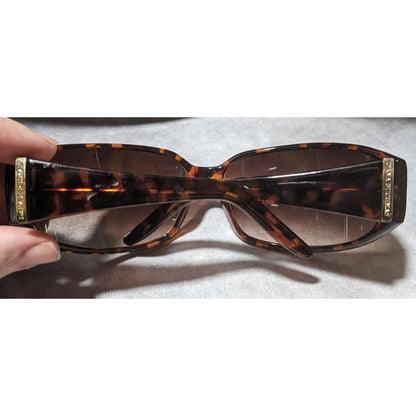 Vintage 90s Dana Buchman Curved Tortoise Glasses