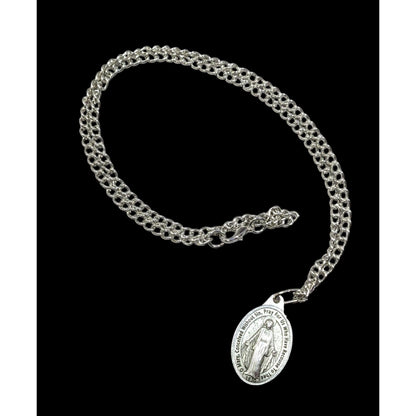 Catholic Religious Mother Mary Pendant Prayer Necklace