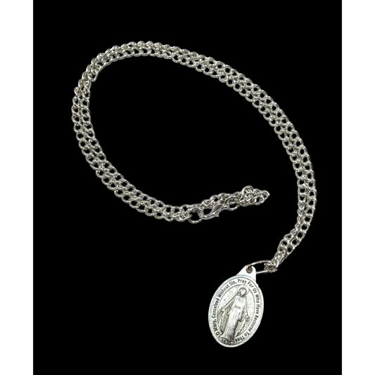 Catholic Religious Mother Mary Pendant Prayer Necklace