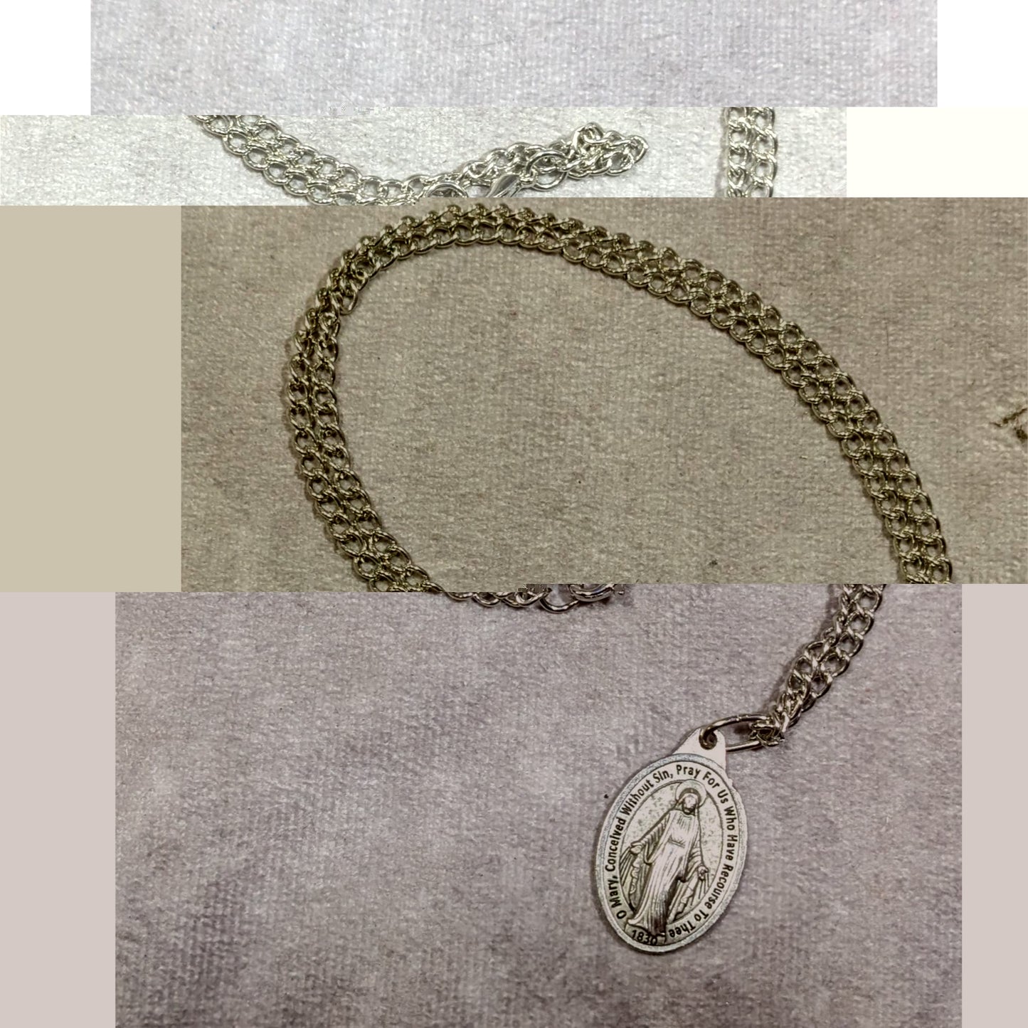 Catholic Religious Mother Mary Pendant Prayer Necklace