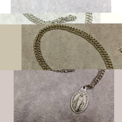 Catholic Religious Mother Mary Pendant Prayer Necklace