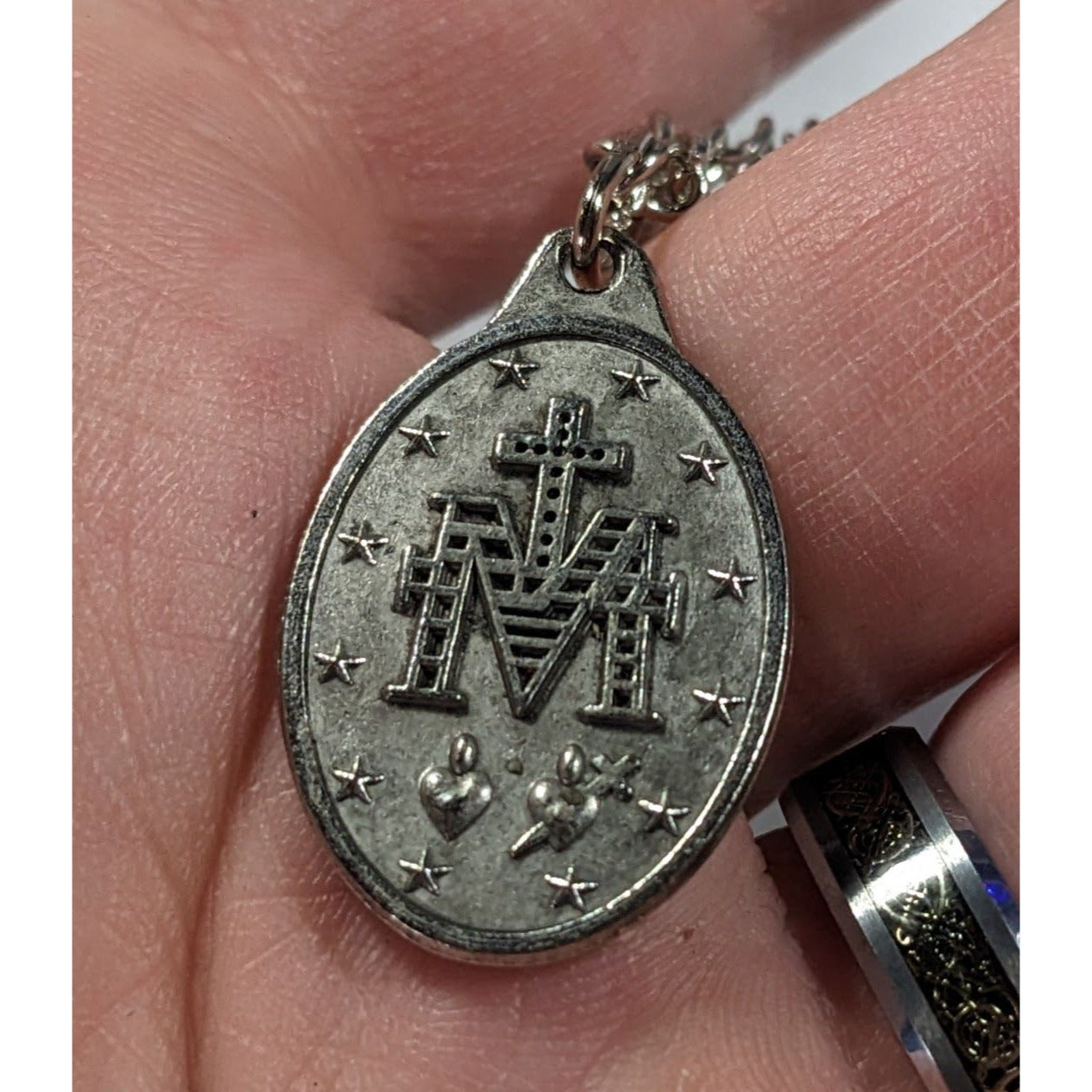 Catholic Religious Mother Mary Pendant Prayer Necklace