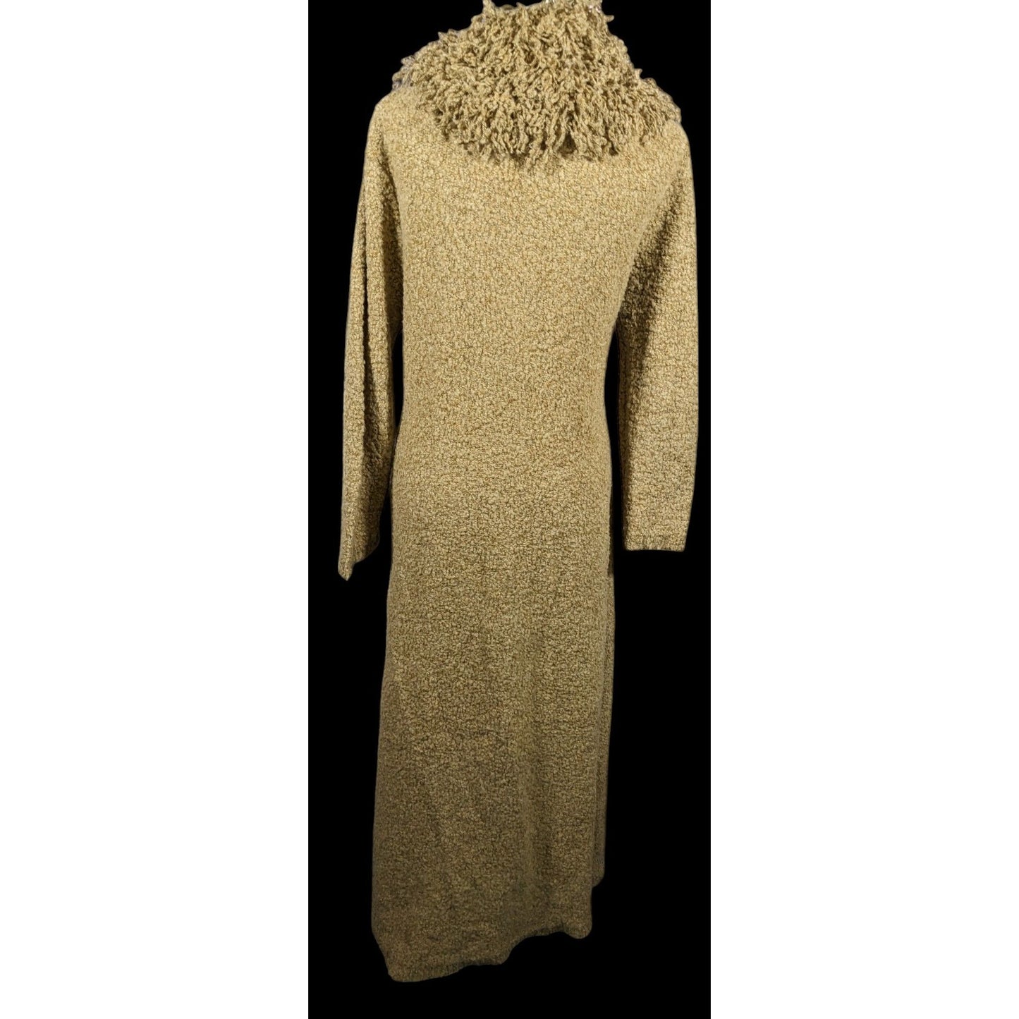 Vintage Michelle Nicole Ruffle Neck Duster Cardigan Size XL