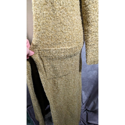 Vintage Michelle Nicole Ruffle Neck Duster Cardigan Size XL