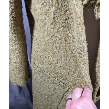 Vintage Michelle Nicole Ruffle Neck Duster Cardigan Size XL