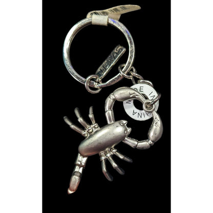 Texas Articulated Scorpion Souvenir Silver Tone Keychain