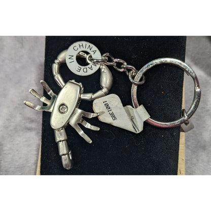 Texas Articulated Scorpion Souvenir Silver Tone Keychain